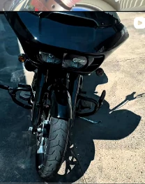 Dark motorcycle featured on El Rey's Instagram
